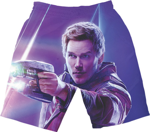 Men's Shorts 3D - Zoryaniy Litsar neon - Mfest