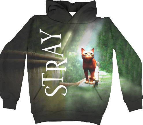 Unisex Hoodie 3D - Lost Cat STRAY - Mfest