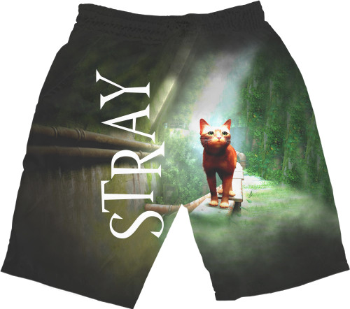 Men's Shorts 3D - Lost Cat STRAY - Mfest