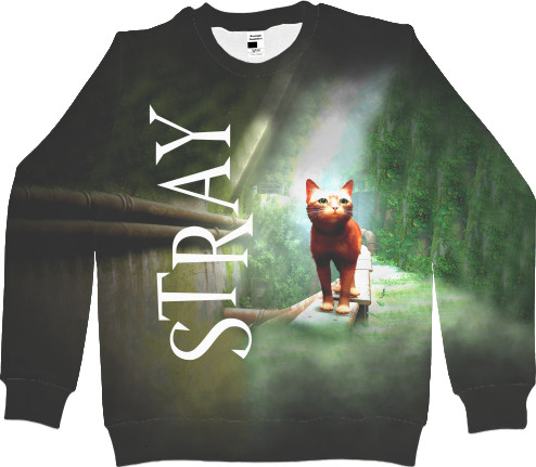 Kids' Sweatshirt 3D - Lost Cat STRAY - Mfest