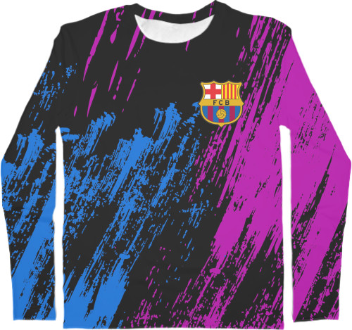 Men's Longsleeve Shirt 3D - FC Barcelona - Mfest