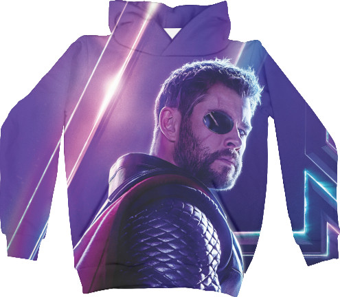 Kids' Hoodie 3D - Thor - Mfest