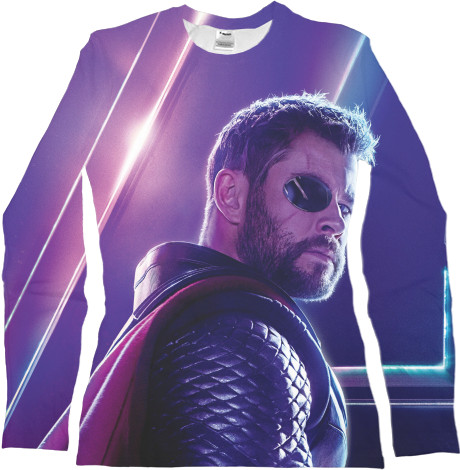 Women's Longsleeve Shirt 3D - Thor - Mfest