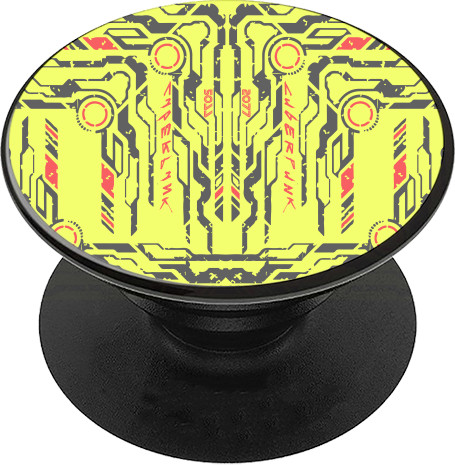 PopSocket Підставка для Телефону - Cyberpunk 2077 YELLOW - Mfest