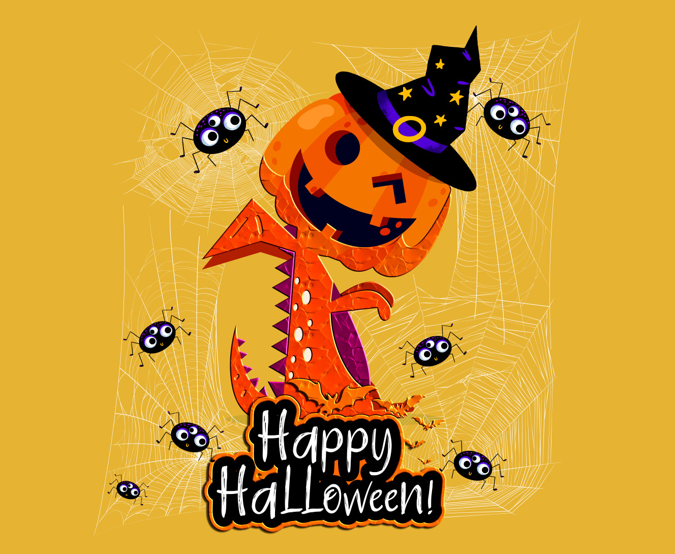 Mouse Pad - Happy Halloween ra-r-r-r - Mfest