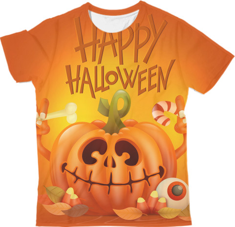 Man's T-shirt 3D - Happy Halloween - Mfest