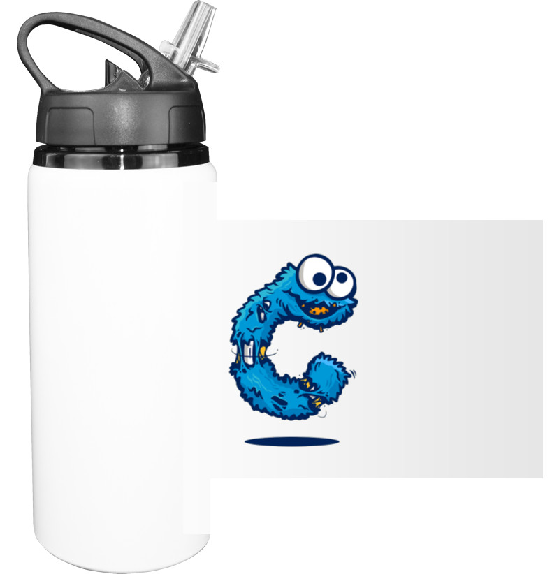 Sport Water Bottle - Cookie Monster - Mfest