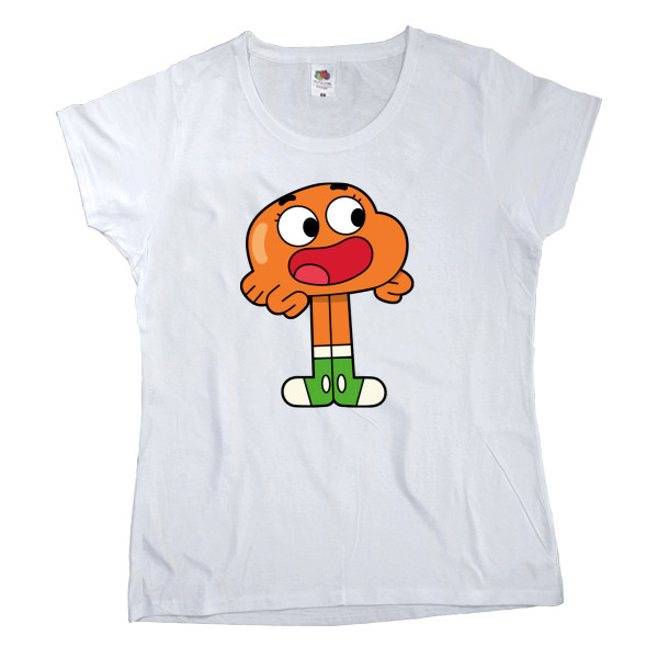 Women's T-shirt Fruit of the loom - The Amazing World of Gumball - Mfest