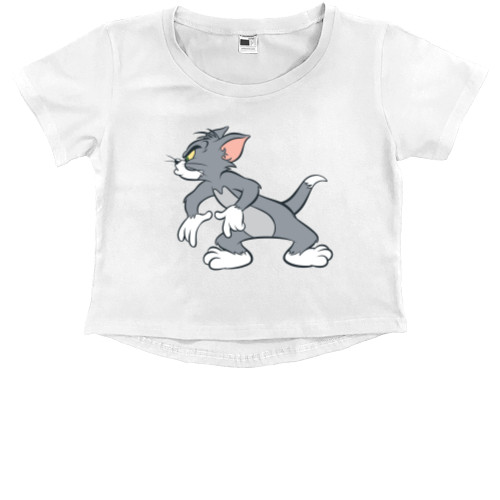 Kids' Premium Cropped T-Shirt -  Tom  - Mfest