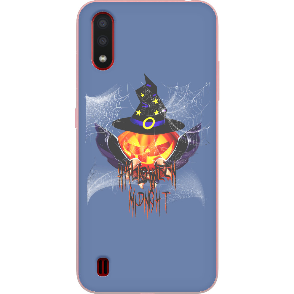 Чехол Samsung - Happy Halloween scary pumpkin wizard - Mfest