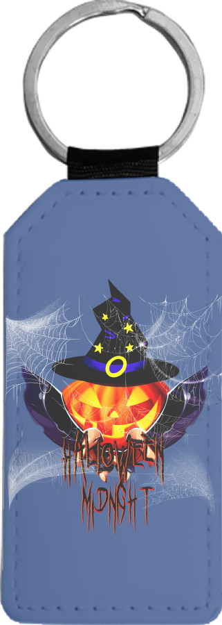 Happy Halloween scary pumpkin wizard