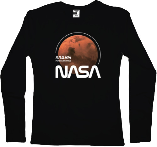 Women's Longsleeve Shirt - NASA Mars Perseverance - Mfest