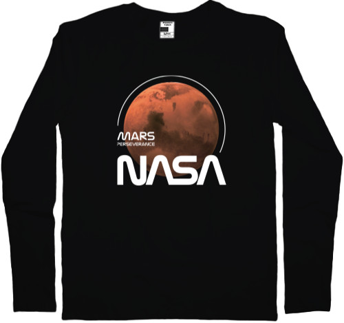 Men's Longsleeve Shirt - NASA Mars Perseverance - Mfest