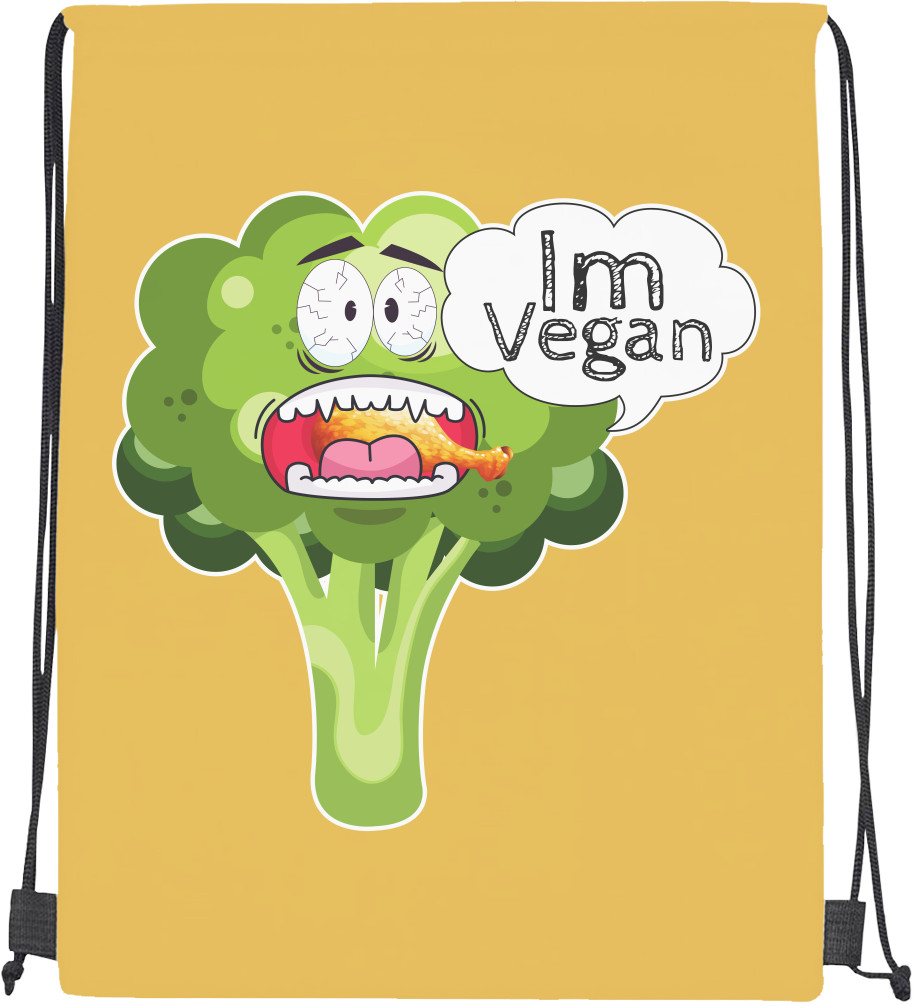 I'm Vegan broccoli