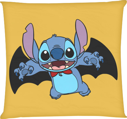 Square Throw Pillow - Stitch Halloween - Mfest