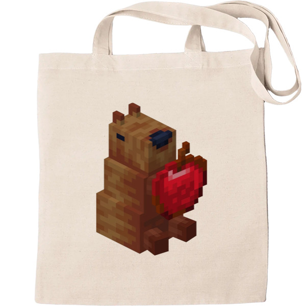 Tote Bag - Capybara minecraft - Mfest