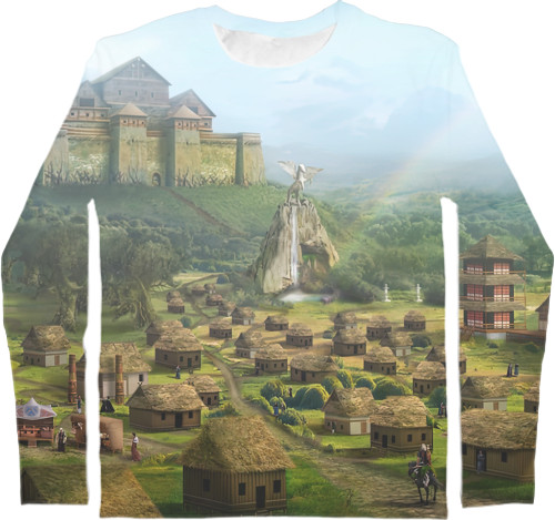 Men's Longsleeve Shirt 3D - Stronghold Heroes 3 - Mfest