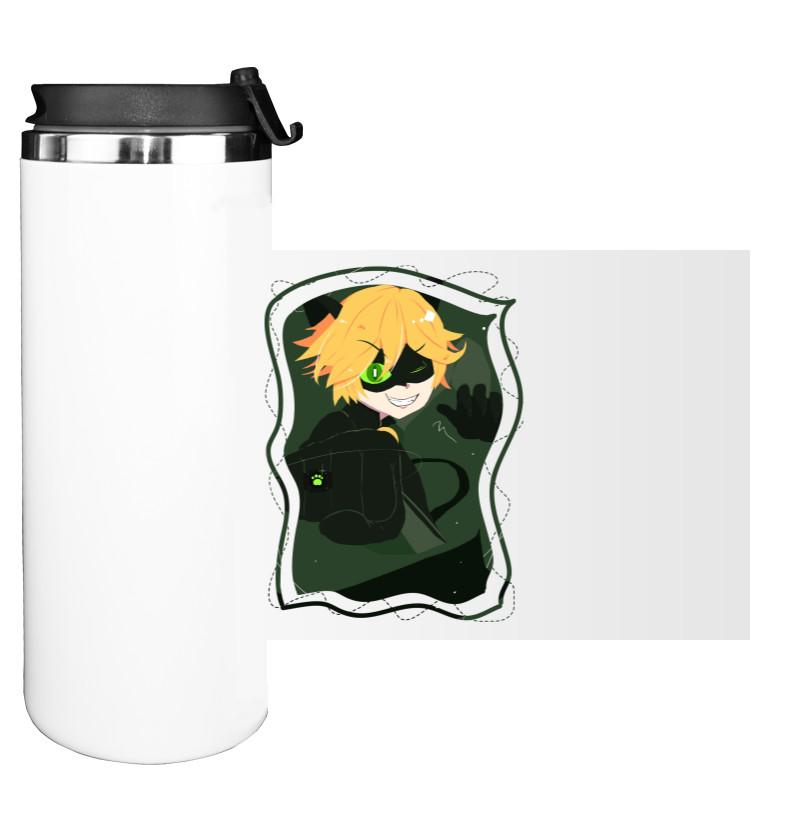 Water Bottle on Tumbler - Super cat - Mfest