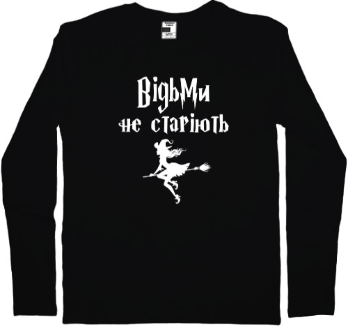 Men's Longsleeve Shirt - Witches don't age - Mfest