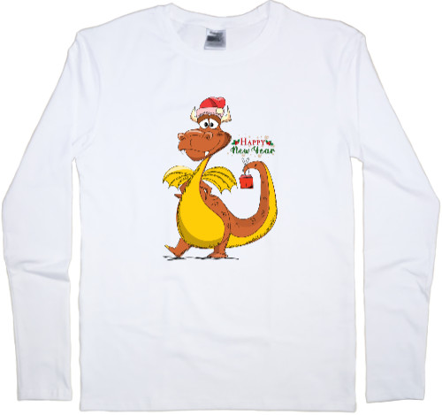 Men's Longsleeve Shirt - New Year's dragon - Mfest