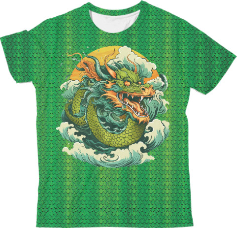 Man's T-shirt 3D - The Dragon - Mfest