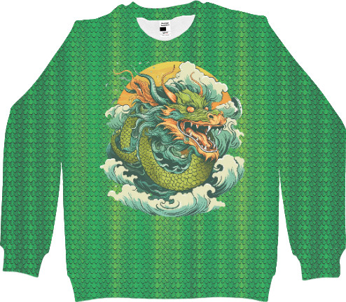 Kids' Sweatshirt 3D - The Dragon - Mfest