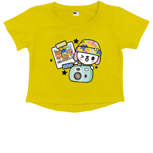 Kids' Premium Cropped T-Shirt - TOCA BOCA 17 - Mfest