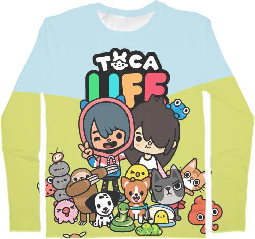 Kids' Longsleeve Shirt 3D - TOCA BOCA [5] - Mfest