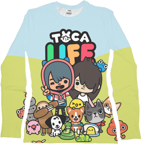 Women's Longsleeve Shirt 3D - TOCA BOCA [5] - Mfest