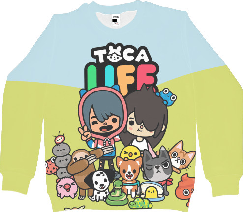 Kids' Sweatshirt 3D - TOCA BOCA [5] - Mfest