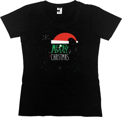 Women's Premium T-Shirt - Merry Christmas - Mfest