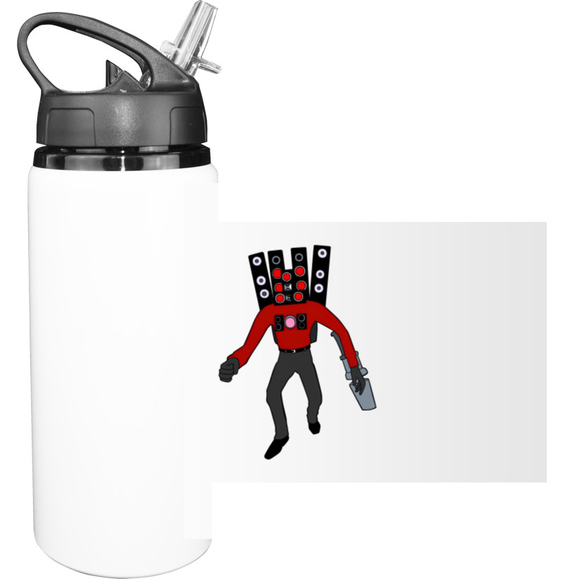 Sport Water Bottle - Titan Speaker Man - Mfest