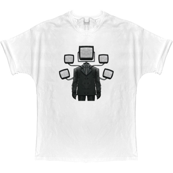 T-shirt Oversize - TV man - Mfest