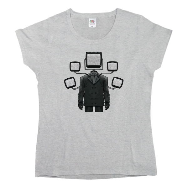 Women's T-shirt Fruit of the loom - TV man - Mfest