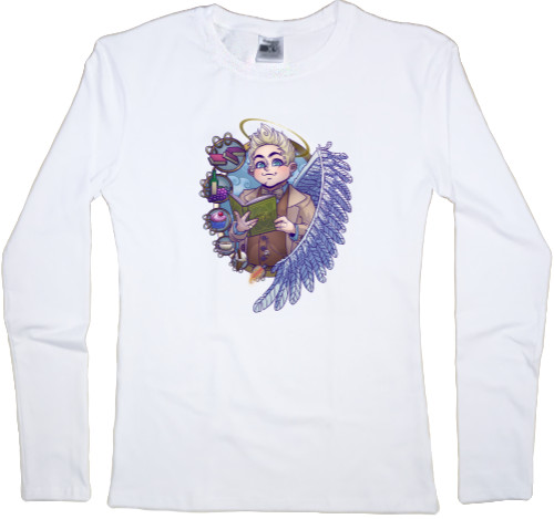 Women's Longsleeve Shirt - good omens 6 - Mfest