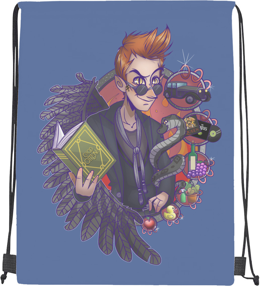 Drawstring Bag - Good Omens 5 - Mfest