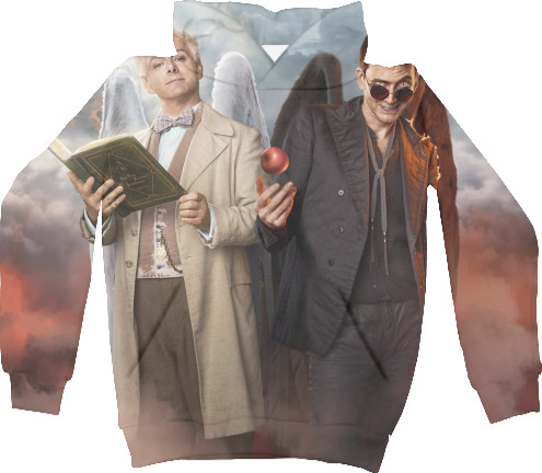 Unisex Hoodie 3D - Good Omens 8 - Mfest