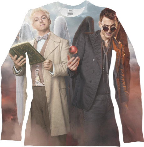 Women's Longsleeve Shirt 3D - Good Omens 8 - Mfest