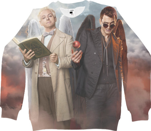 Men's Sweatshirt 3D - Good Omens 8 - Mfest