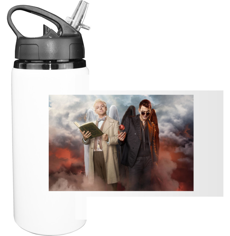 Sport Water Bottle - Good Omens 8 - Mfest