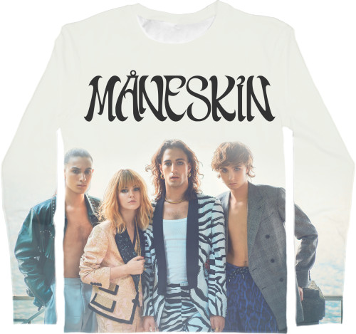 Men's Longsleeve Shirt 3D - Maneskin 3 - Mfest