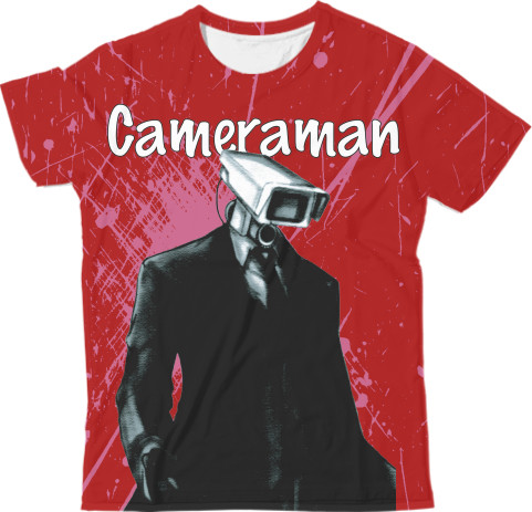 Man's T-shirt 3D - Camera Man 1 - Mfest