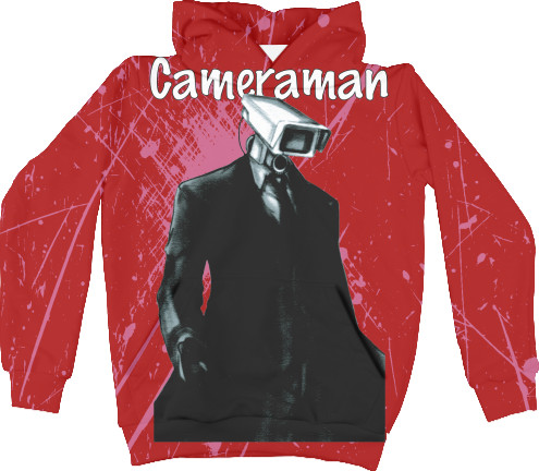 Unisex Hoodie 3D - Camera Man 1 - Mfest