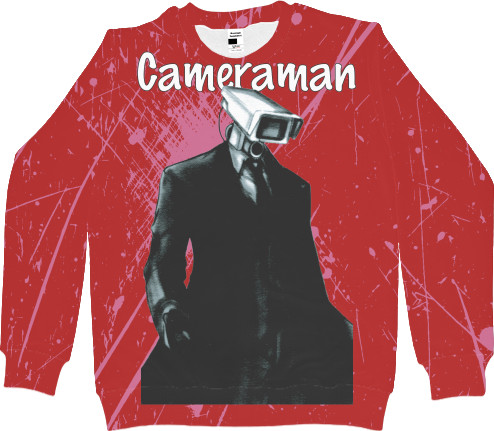 Kids' Sweatshirt 3D - Camera Man 1 - Mfest