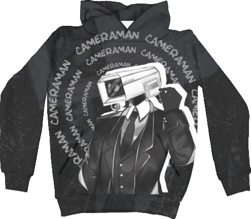 Unisex Hoodie 3D - Camera Man 2 - Mfest