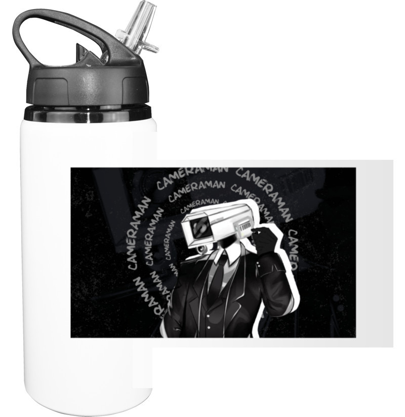 Sport Water Bottle - Camera Man 2 - Mfest