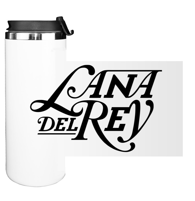 Water Bottle on Tumbler - Lana Del Rey logo - Mfest