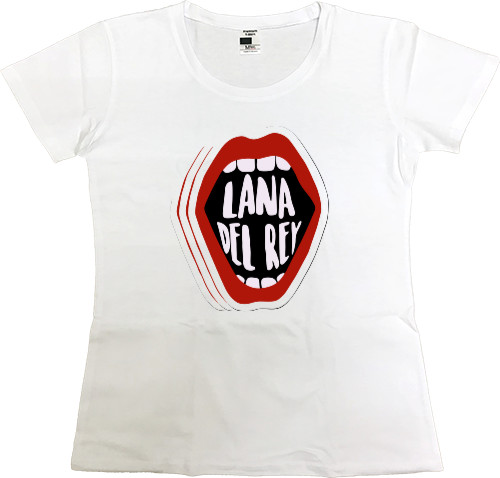 Women's Premium T-Shirt - Lana Del Rey logo 2 - Mfest