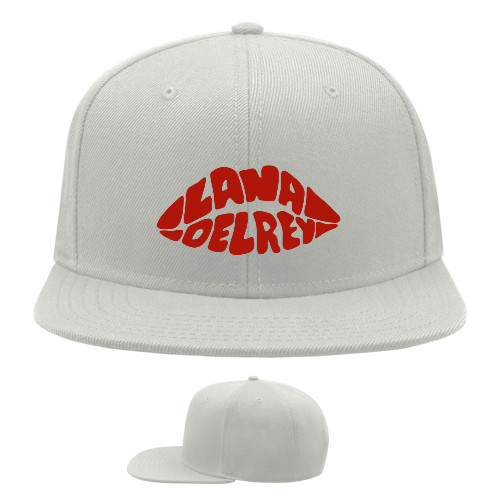 Snapback Baseball Cap - Lana Del Rey logo 3 - Mfest