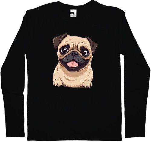 Kids' Longsleeve Shirt - Pug - Mfest